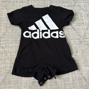 Adidas short sleeve onesie 6M
